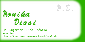 monika diosi business card